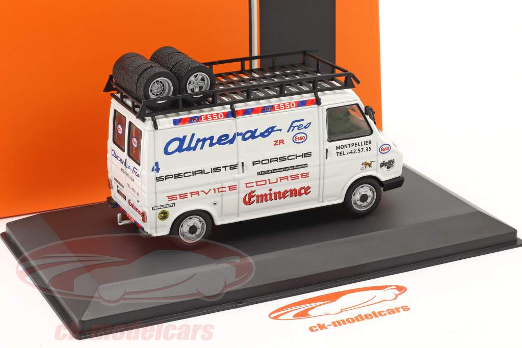 CITROËN C35 avec remorque 1/18 OTTO issus du pack rallye OT374 PORSCHE