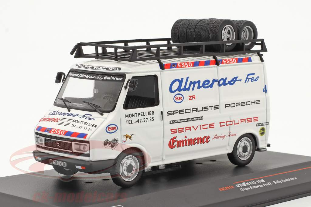 Citroen C35 camioneta 1980 Rallye Assistance Team Almeras Fres 1:43 Ixo