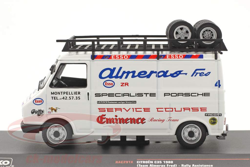 Citroen C35 furgão 1980 Rallye Assistance Team Almeras Fres 1:43 Ixo