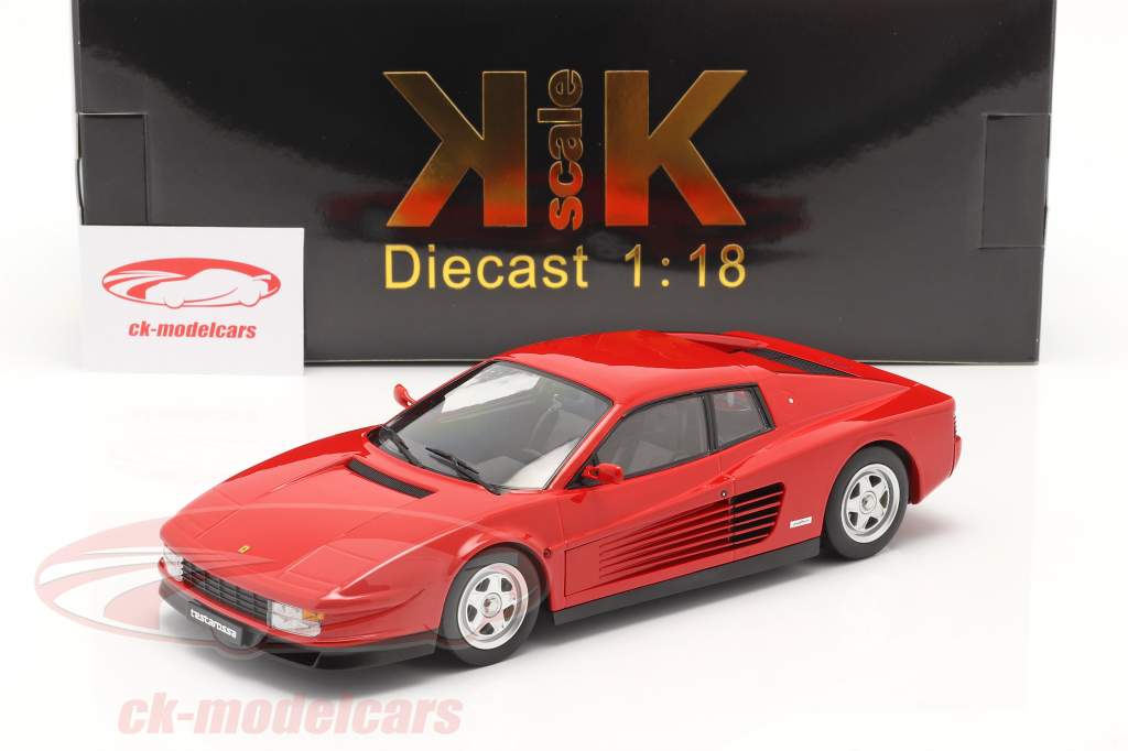Ferrari Testarossa year 1986 red 1:18 KK-Scale