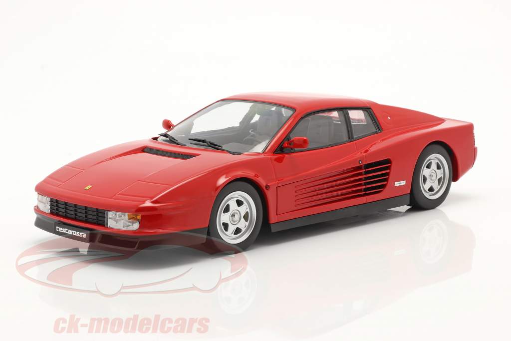 Ferrari Testarossa Byggeår 1986 rød 1:18 KK-Scale