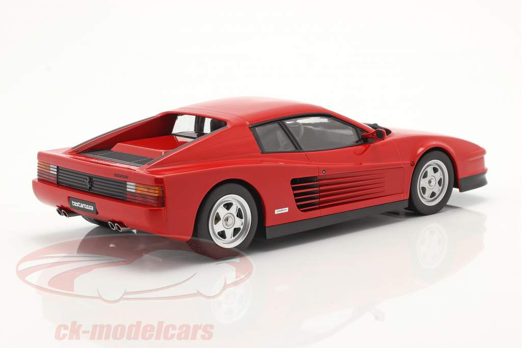 Ferrari Testarossa Byggeår 1986 rød 1:18 KK-Scale