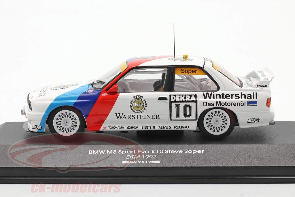 BMW M3 (E30) #10 DTM 1992 Steve Soper 1:43 CMR