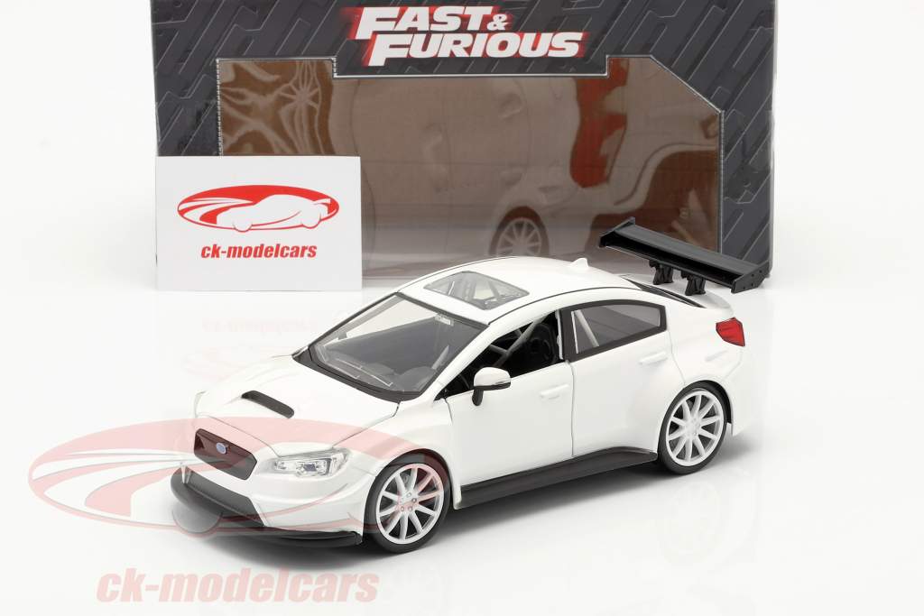 Mr. Little Nobody's Subaru WRX STI Fast and Furious 8 white 1:24 Jada Toys