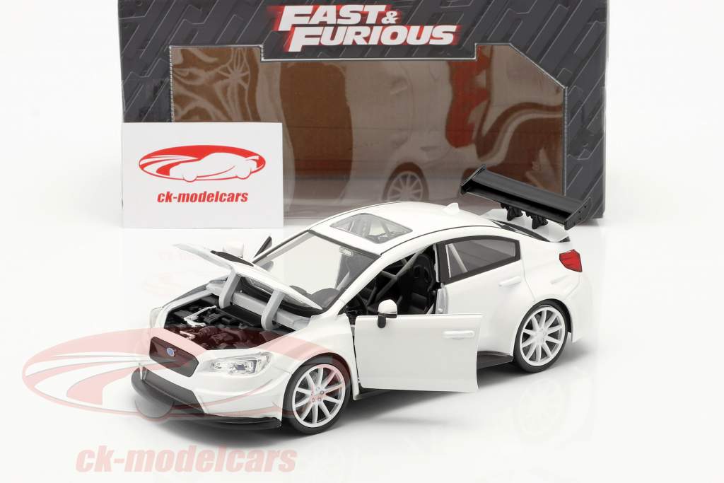 Mr. Little Nobody's Subaru WRX STI Fast and Furious 8 bianco 1:24 Jada Toys