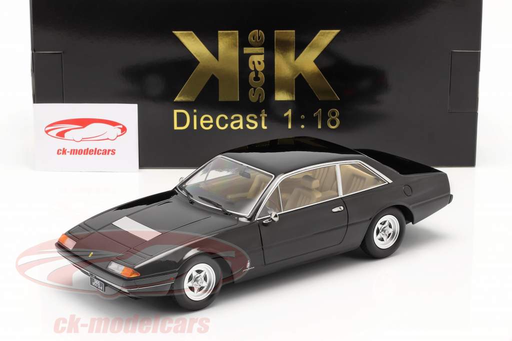 Ferrari 365 GT4 2+2 Año de construcción 1972 negro 1:18 KK-Scale