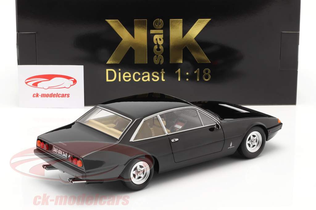 Ferrari 365 GT4 2+2 Год постройки 1972 черный 1:18 KK-Scale