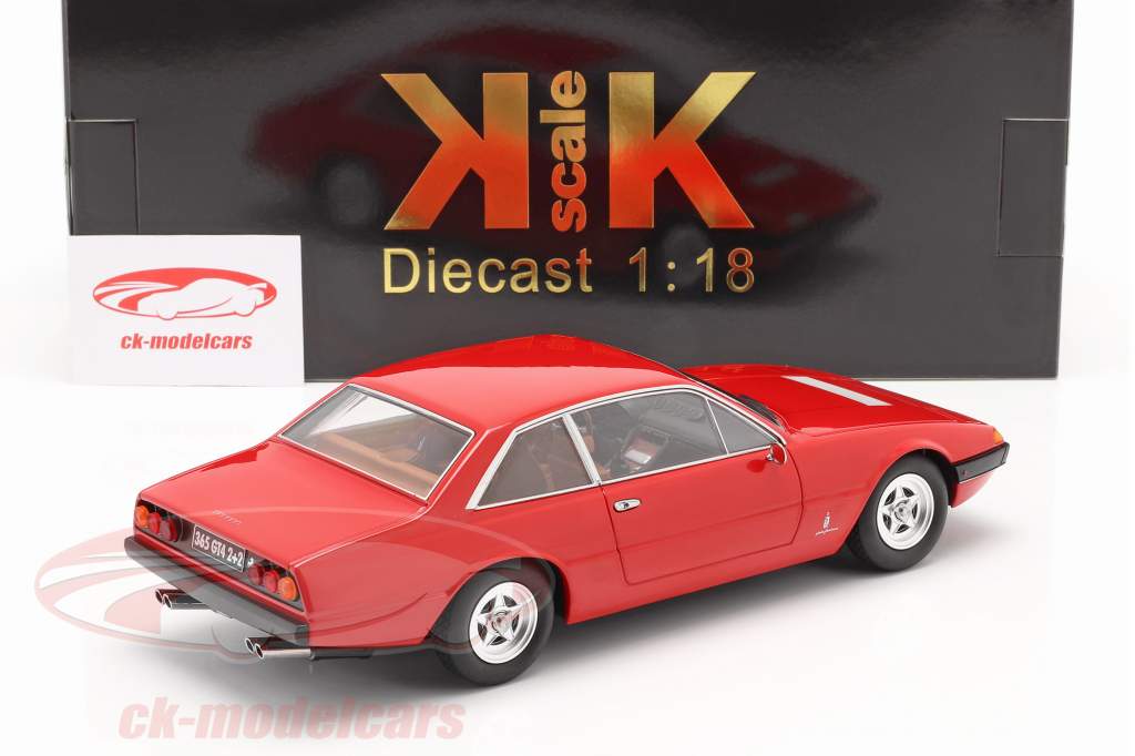 Ferrari 365 GT4 2+2 Год постройки 1972 красный 1:18 KK-Scale