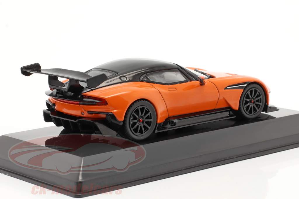 Aston Martin Vulcan ano 2015 laranja / preto 1:43 Altaya