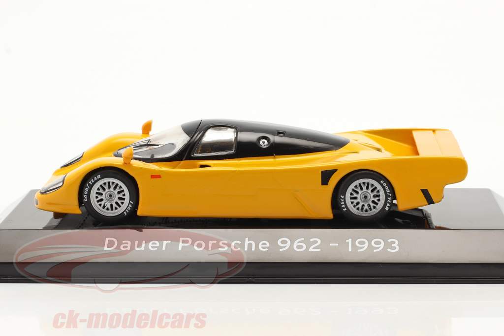 Dauer Porsche 962 Año de construcción 1993 Amarillo naranja 1:43 Altaya
