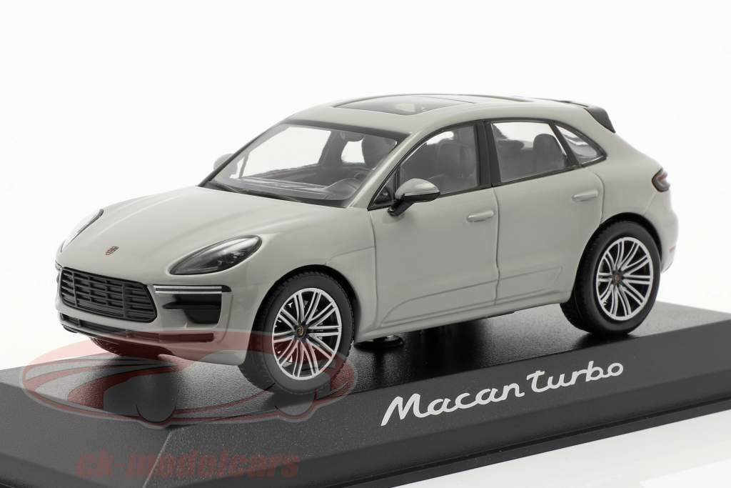 blau Neu Porsche Macan Turbo Modellauto SCHUCO 20137-1:64