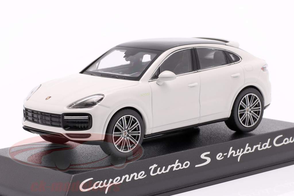 Porsche Cayenne Turbo S E-Hybrid Coupe 2019 carrara weiß 1:43 Norev