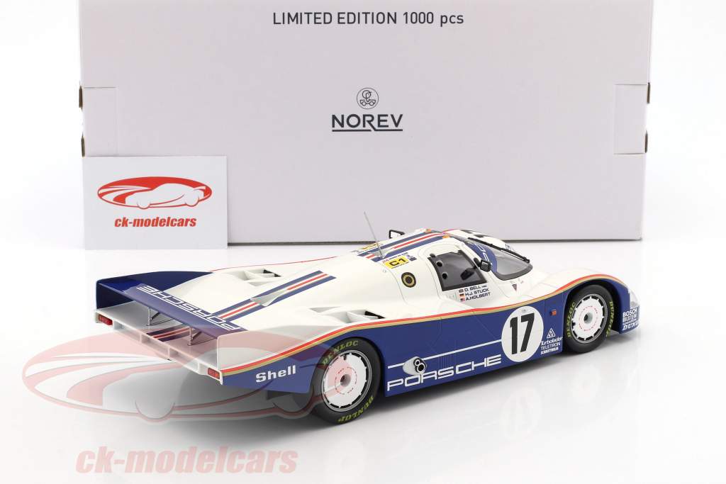 Porsche 962C #17 优胜者 24h LeMans 1987 Stuck, Bell, Holbert 1:18 Norev
