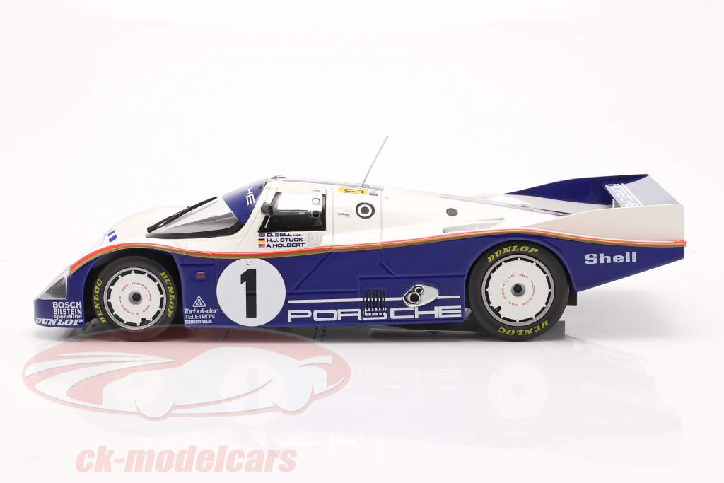 Porsche 962C #1 vinder 24h LeMans 1986 Stuck, Bell, Holbert 1:18 Norev