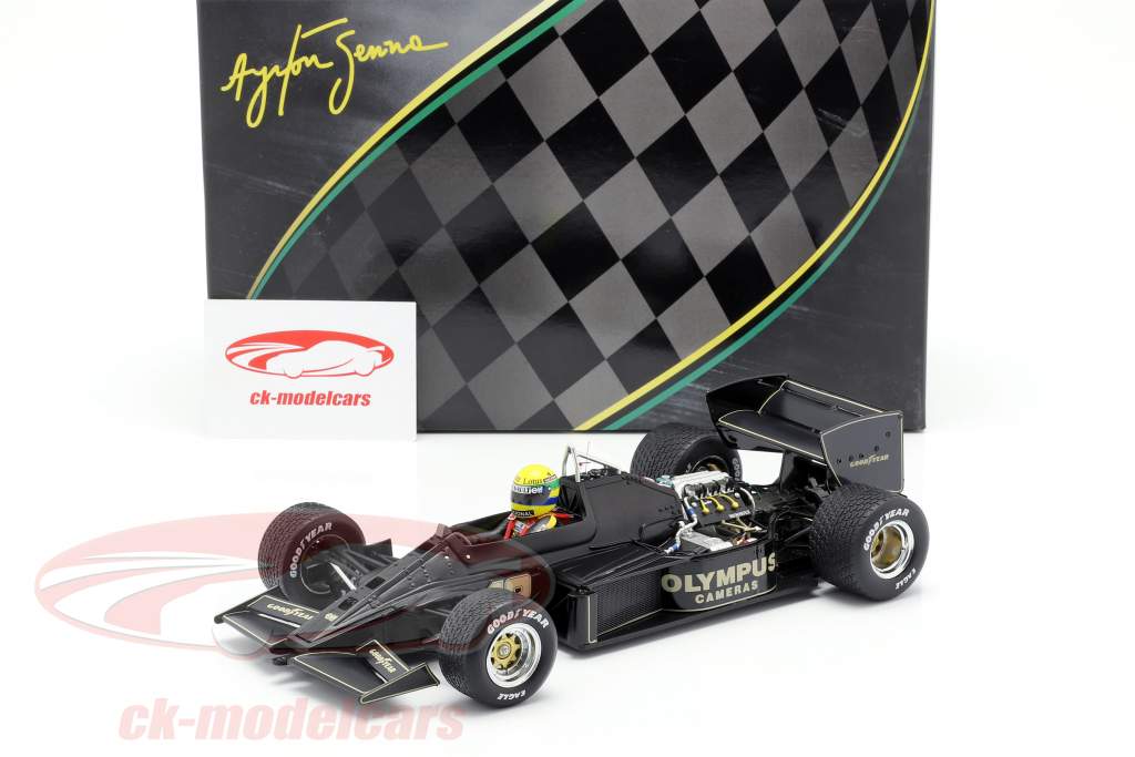Ayrton Senna Lotus 97T #12 vincitore portoghese GP formula 1 1985 1:18 Premium X