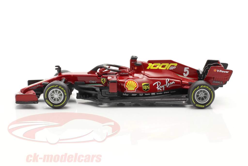 S. Vettel Ferrari SF1000 #5 1000 GP Ferrari Toscana GP F1 2020 1:43 Bburago