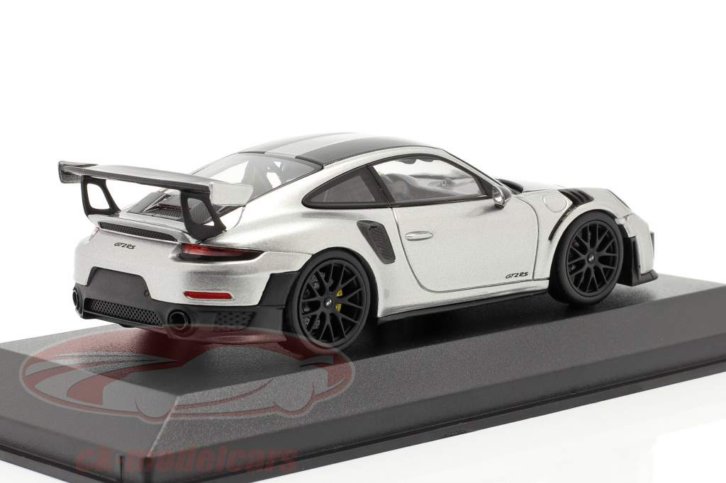 Porsche 911 (991 II) GT2 RS Weissach Package 2018 GTシルバー 1:43 Minichamps