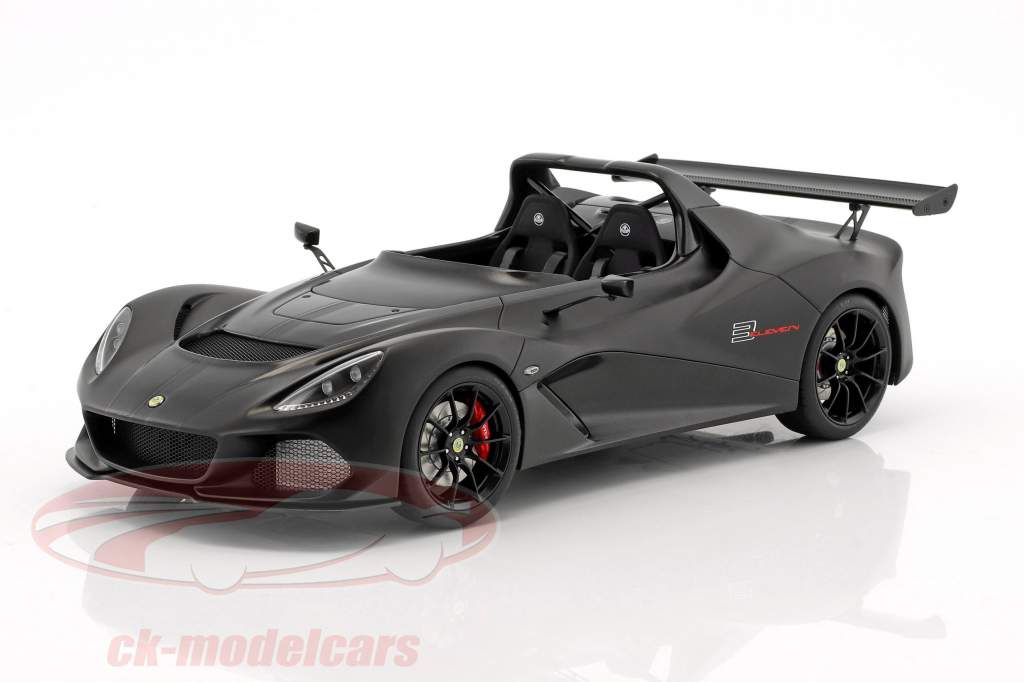 Lotus 3-Eleven mat black with gloss accents 1:18 AUTOart