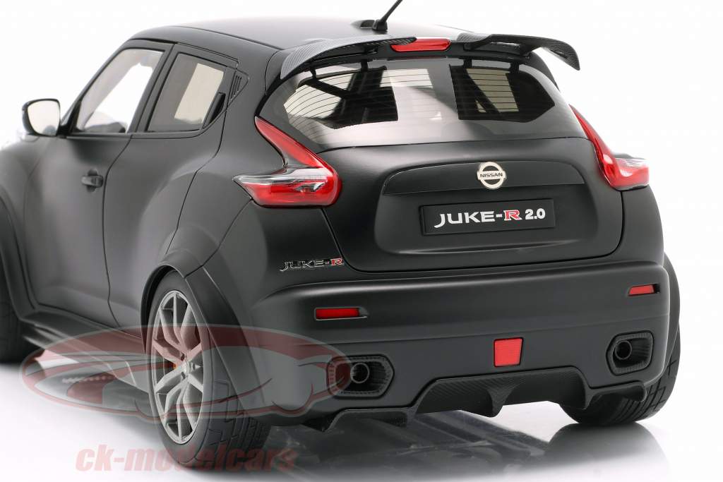 Nissan Juke R 2.0 ano de construção 2016 esteira preto 1:18 AUTOart