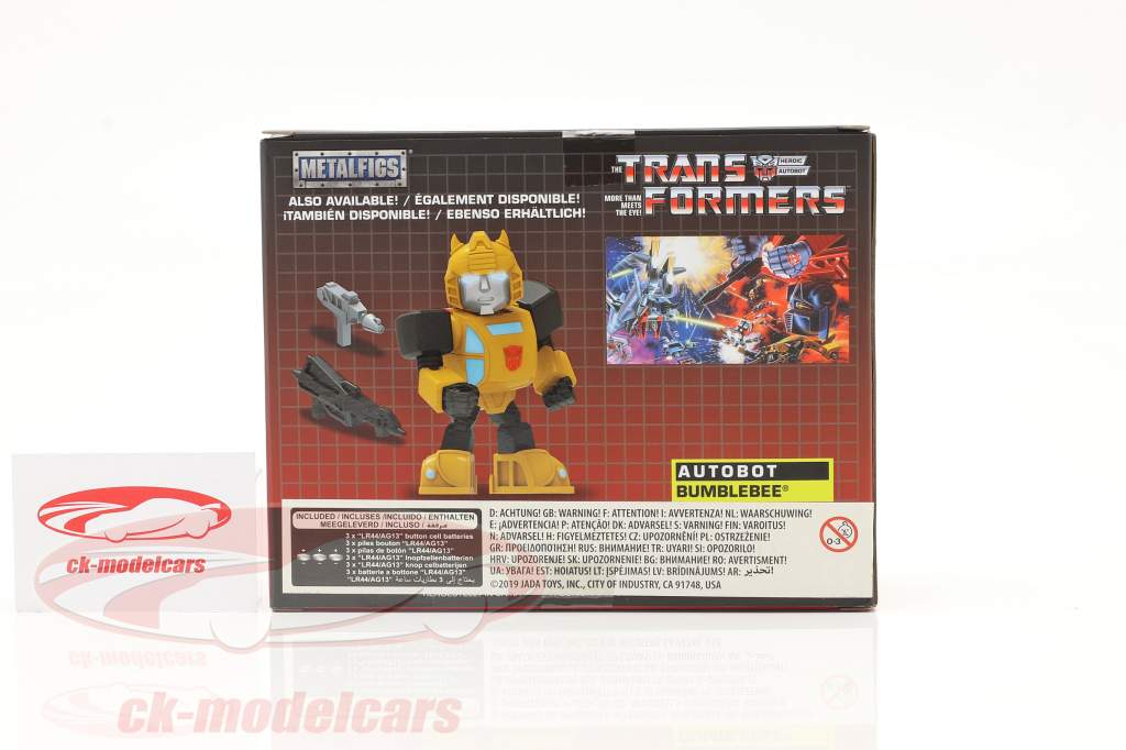 Autobot G1 Bumblebee Film Transformers giallo 4 inch Jada Toys