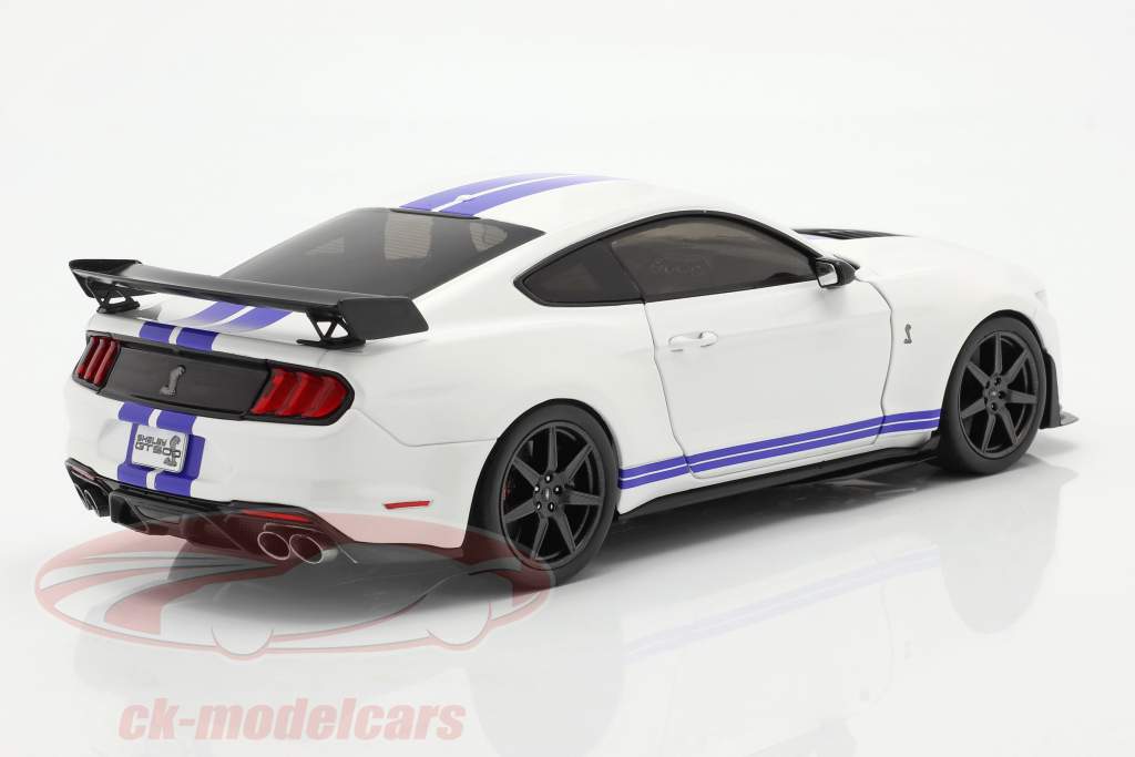 Ford Mustang Shelby GT500 Fast Track Ano de construção 2020 Branco 1:18 Solido