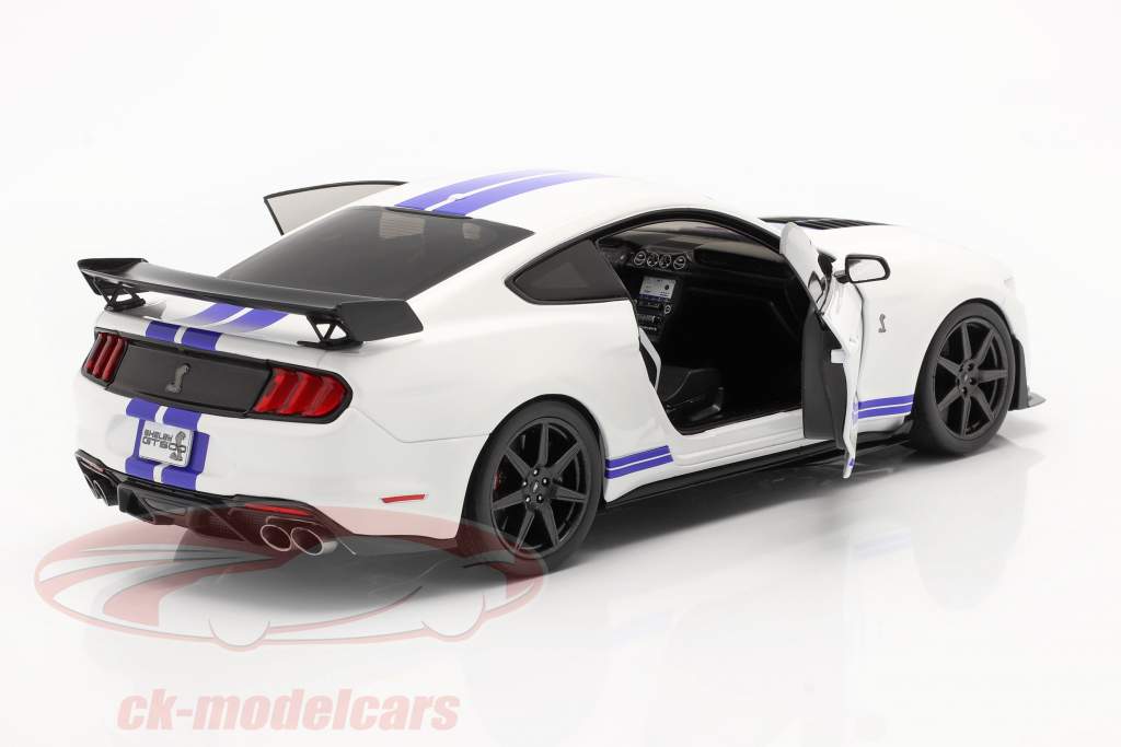 Ford Mustang Shelby GT500 Fast Track Ano de construção 2020 Branco 1:18 Solido