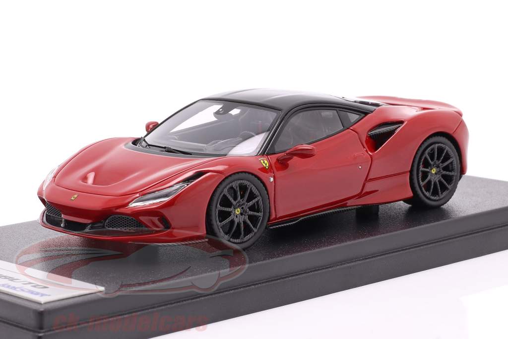 Ferrari F8 Tributo Ano de construção 2019 corsa vermelho metálico / Preto 1:43 LookSmart