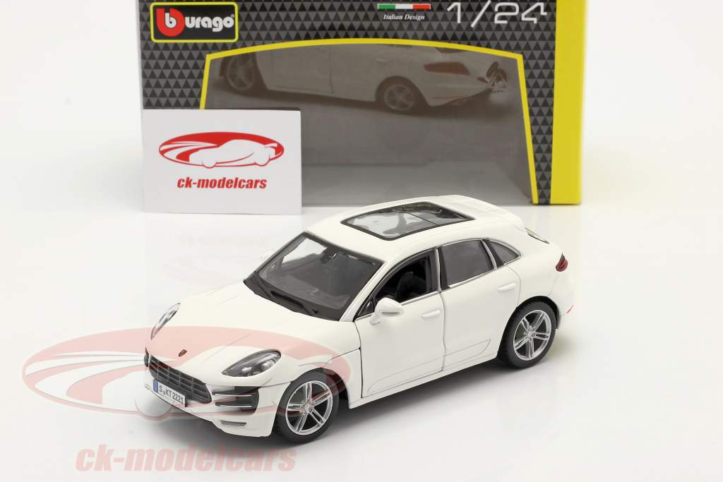 Porsche Macan Turbo White from 2014 1/24 Welly Model Car with or No Individ 