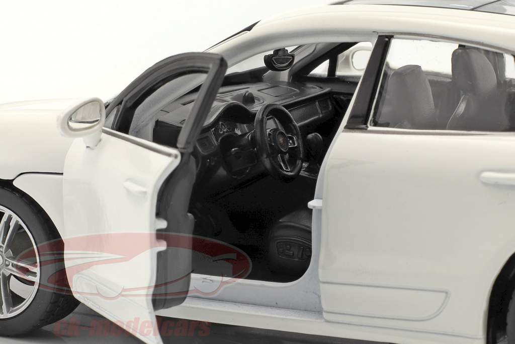 Porsche Macan 建设年份 2014 白色的 1:24 Bburago