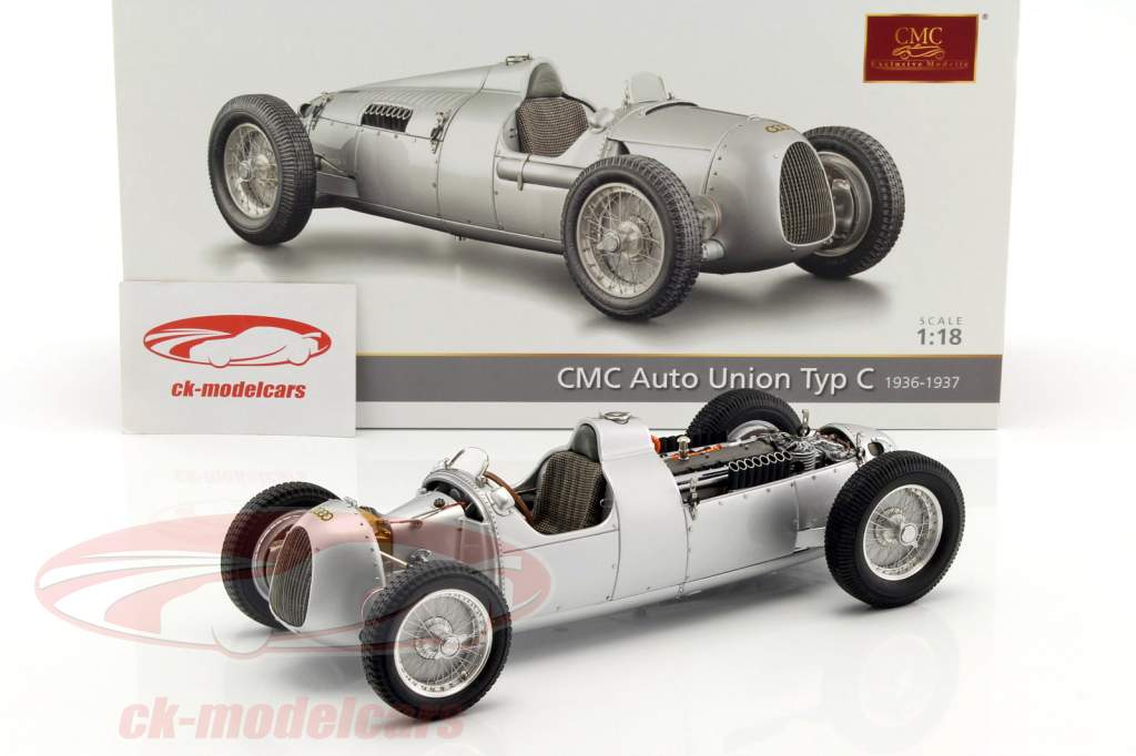 Auto Union Typ C 建造年份 1936/37 银 1:18 CMC