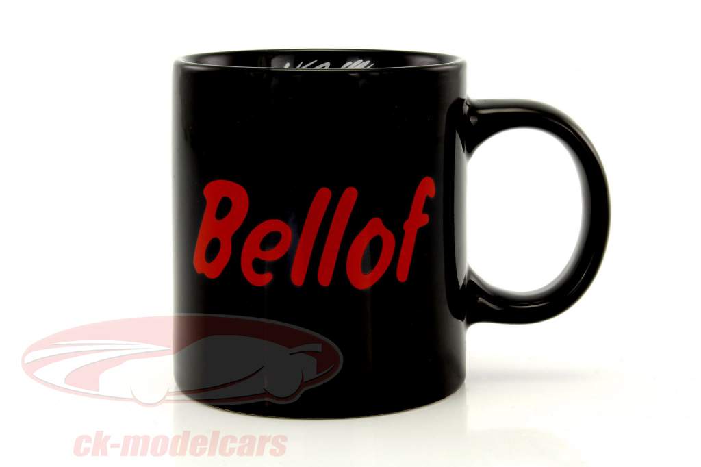 Stefan Bellof caneca de café capacete preto