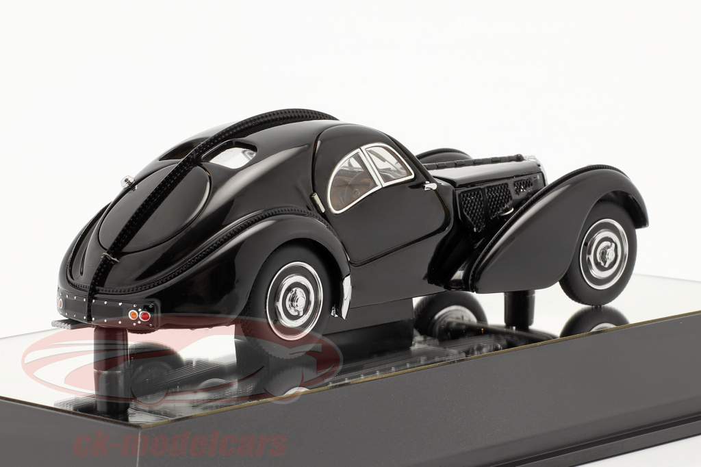 Bugatti 57S Atlantic Bouwjaar 1938 zwart 1:43 AUTOart