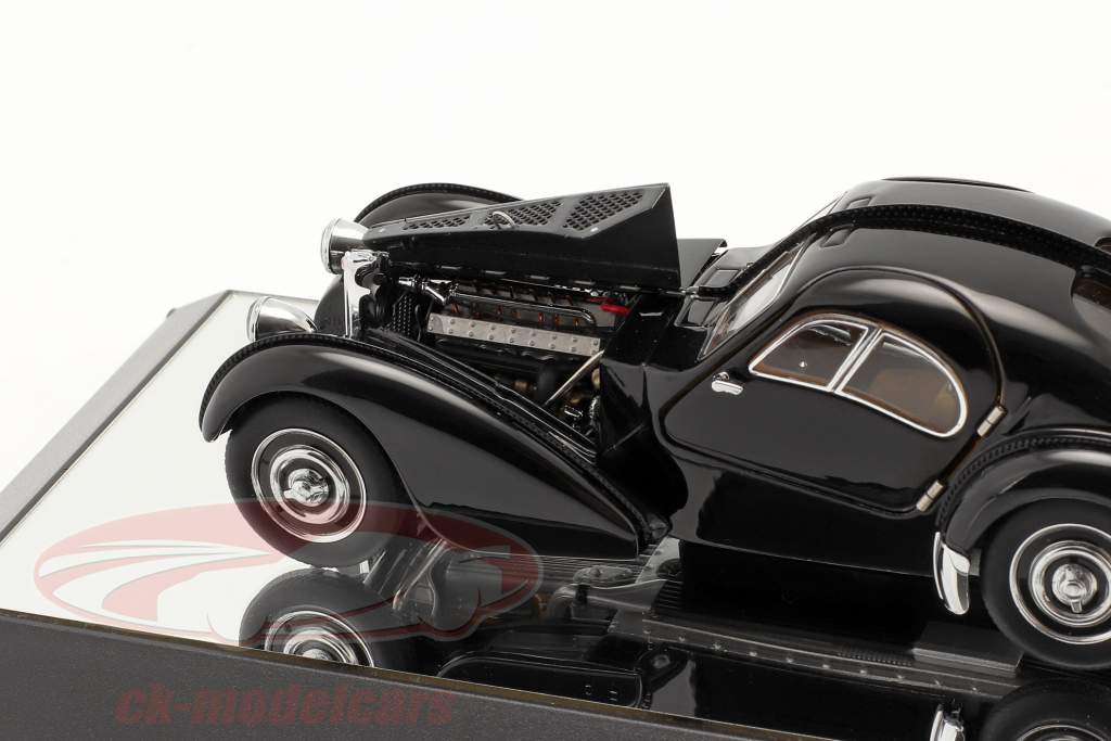Bugatti 57S Atlantic Año de construcción 1938 negro 1:43 AUTOart