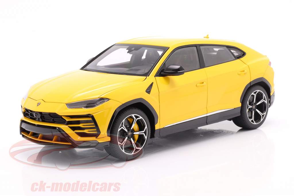 Lamborghini Urus Byggeår 2018 gul 1:18 AUTOart