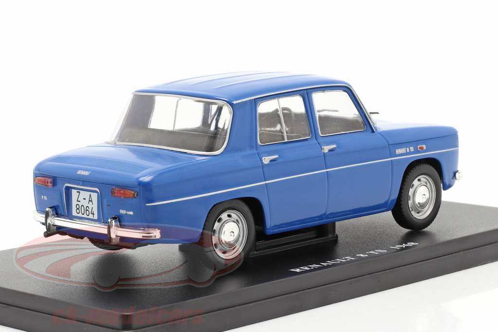 Renault 8 TS Год постройки 1968 синий 1:24 Altaya
