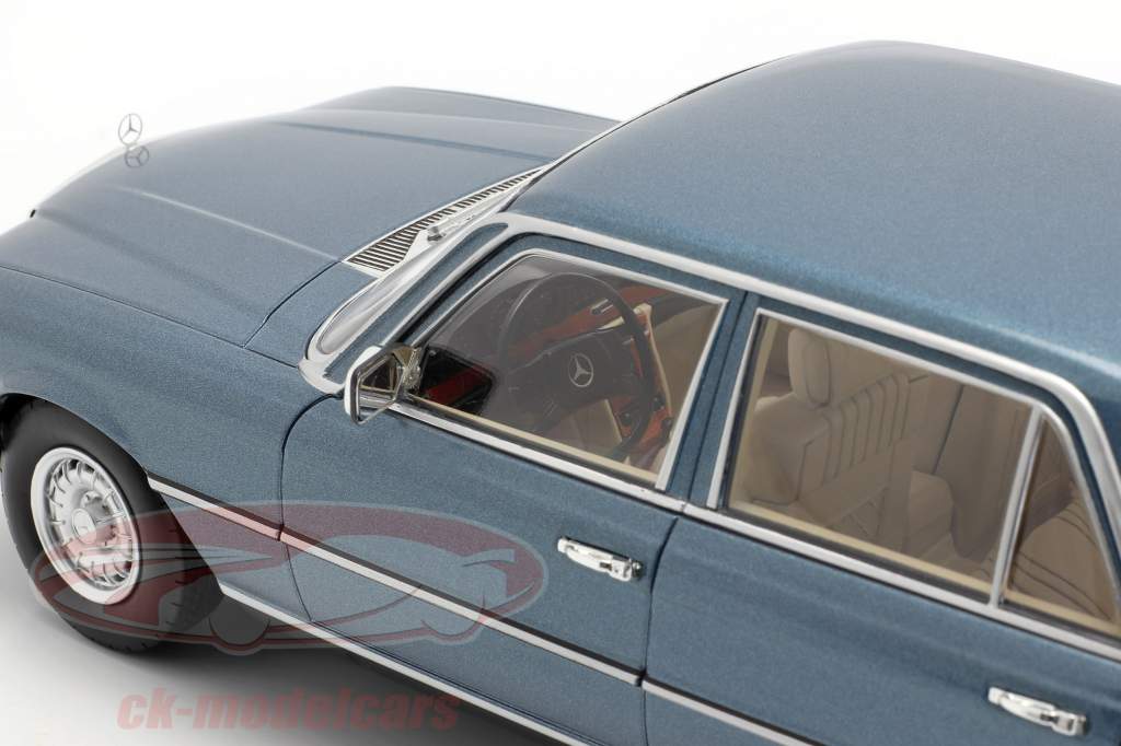 Mercedes-Benz Classe S 450 SEL 6.9 (W116) 1975-1980 bleu métallique 1:18 iScale