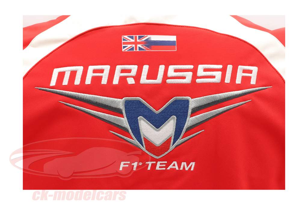 Bianchi / Chilton Marussia Équipe Gilet Formule 1 2014 rouge / blanc Taille L