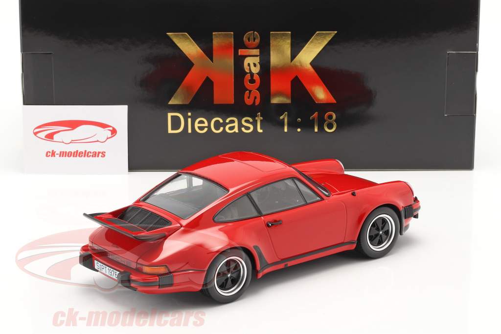 KK-Scale 1:18 Porsche 911 (930) Turbo 3.0 year 1976 indian red