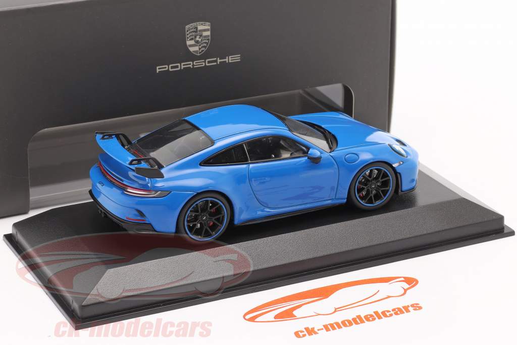 Porsche 911 (992) GT3 Byggeår 2021 shark blue 1:43 Minichamps