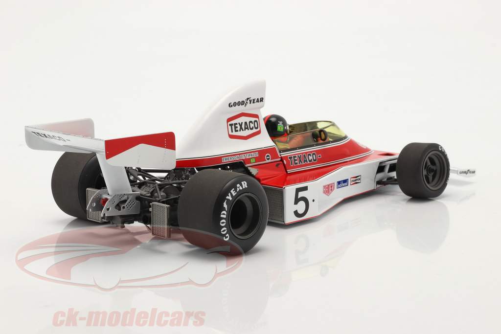 Emerson Fittipaldi McLaren-Ford M23 #5 formula 1 World Champion 1974 1:18 Minichamps