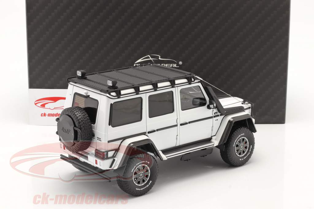 Almost Real 1 18 Brabus 550 Adventure Mercedes Benz G Class 4x4 17 White Alm Model Car Alm