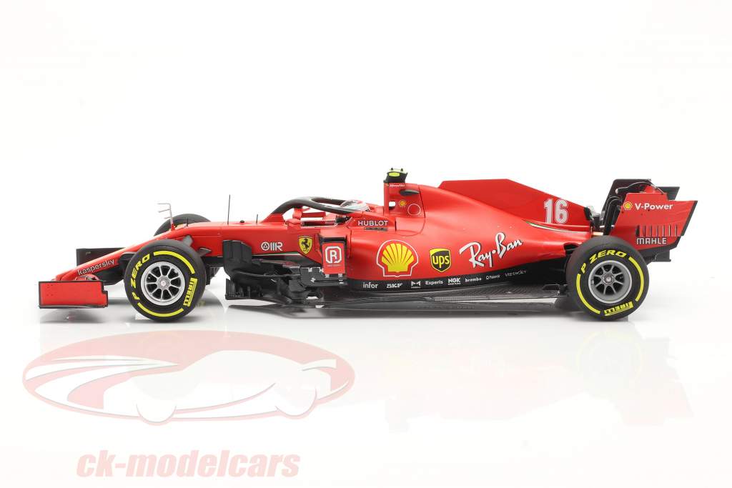 Charles Leclerc Ferrari SF1000 #16 2e Oostenrijks GP formule 1 2020 1:18 BBR