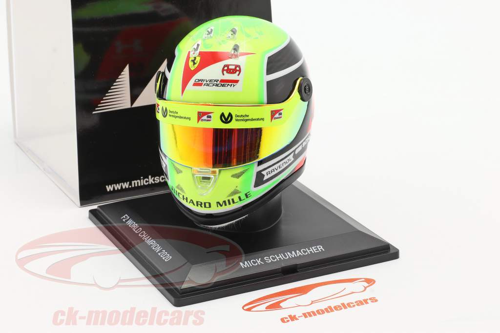 Mick Schumacher Prema Racing #20 Formel 2 Champion 2020 Helm 1:4 Schuberth