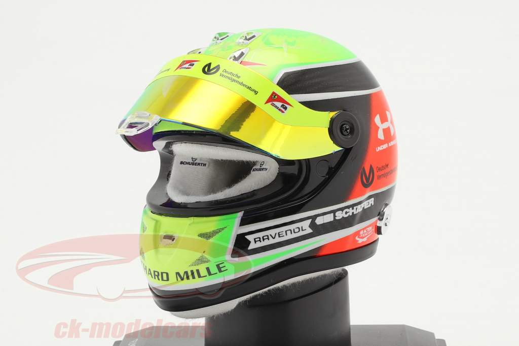 Mick Schumacher Prema Racing #20 formule 2 kampioen 2020 helm 1:4 Schuberth