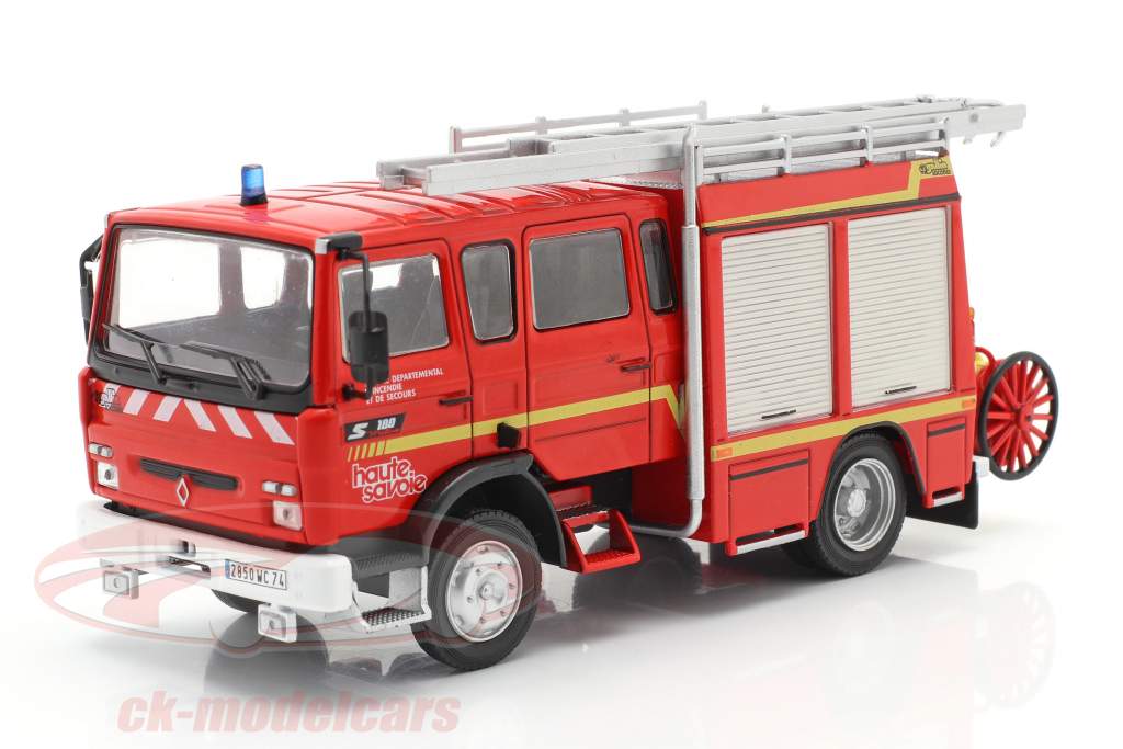 Renault VI S180 Metz pompiers SDIS Haute Savoie rouge 1:43 Altaya