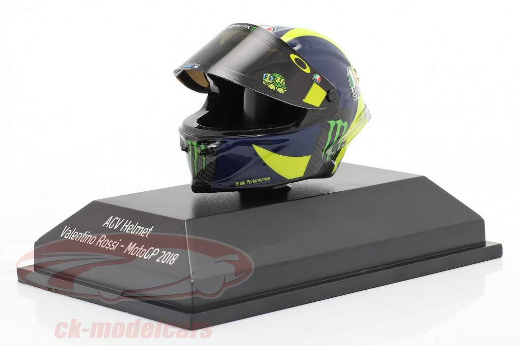 Valentino Rossi MotoGP 2018 AGV helmet 1:8 Minichamps