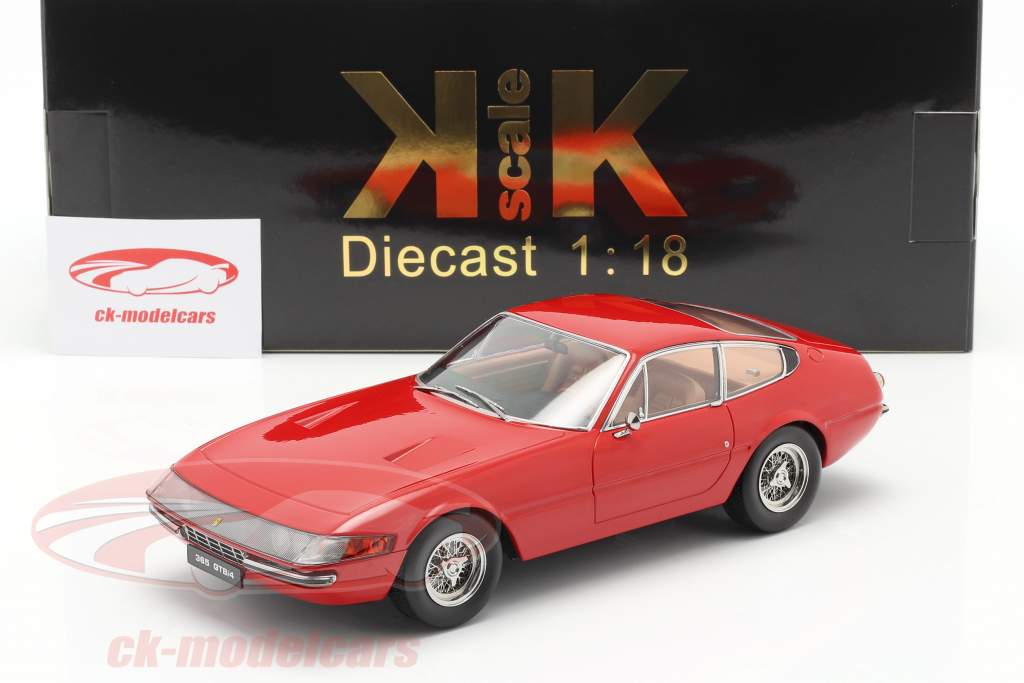 Ferrari 365 GTB/4 Daytona cupé Serie 1 1969 rojo 1:18 KK-Scale