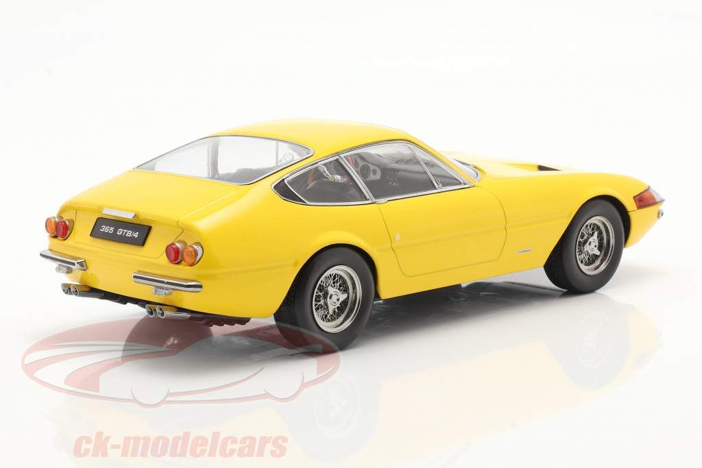 Ferrari 365 GTB/4 Daytona coupe Series 1 1969 yellow 1:18 KK-Scale