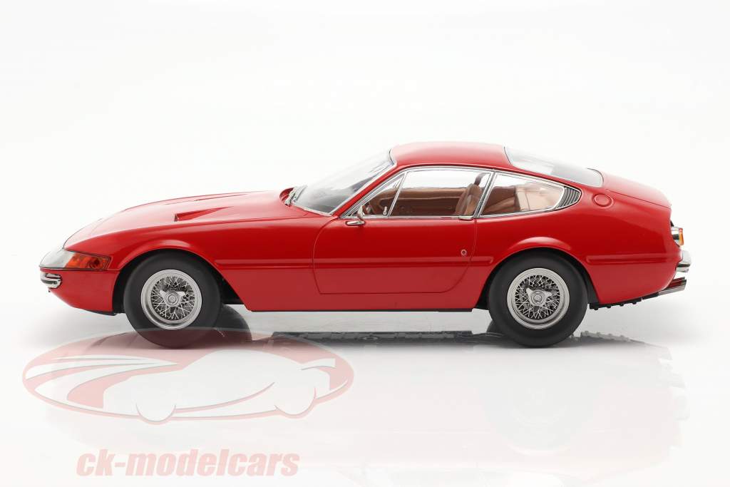 Ferrari 365 GTB/4 Daytona cupê Series 1 1969 vermelho 1:18 KK-Scale