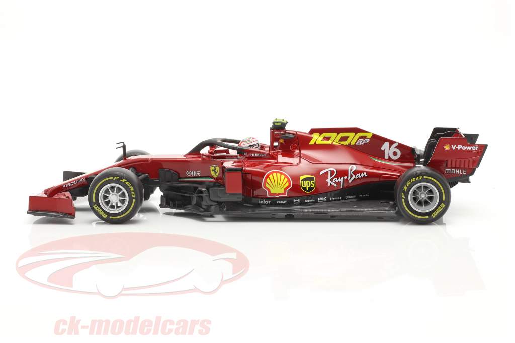 C. Leclerc Ferrari SF1000 #16 第1000 GP Ferrari 托斯卡纳 GP F1 2020 1:18 Bburago